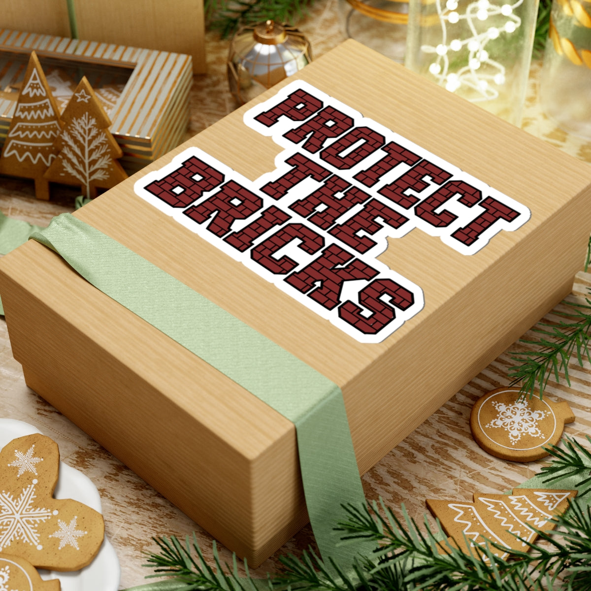 Protect The Bricks — Sticker